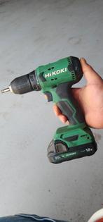 HiKOKI DS18DA 18V Accuboormachine - Zo goed als nieuw, Doe-het-zelf en Verbouw, Gereedschap | Boormachines, Ophalen of Verzenden