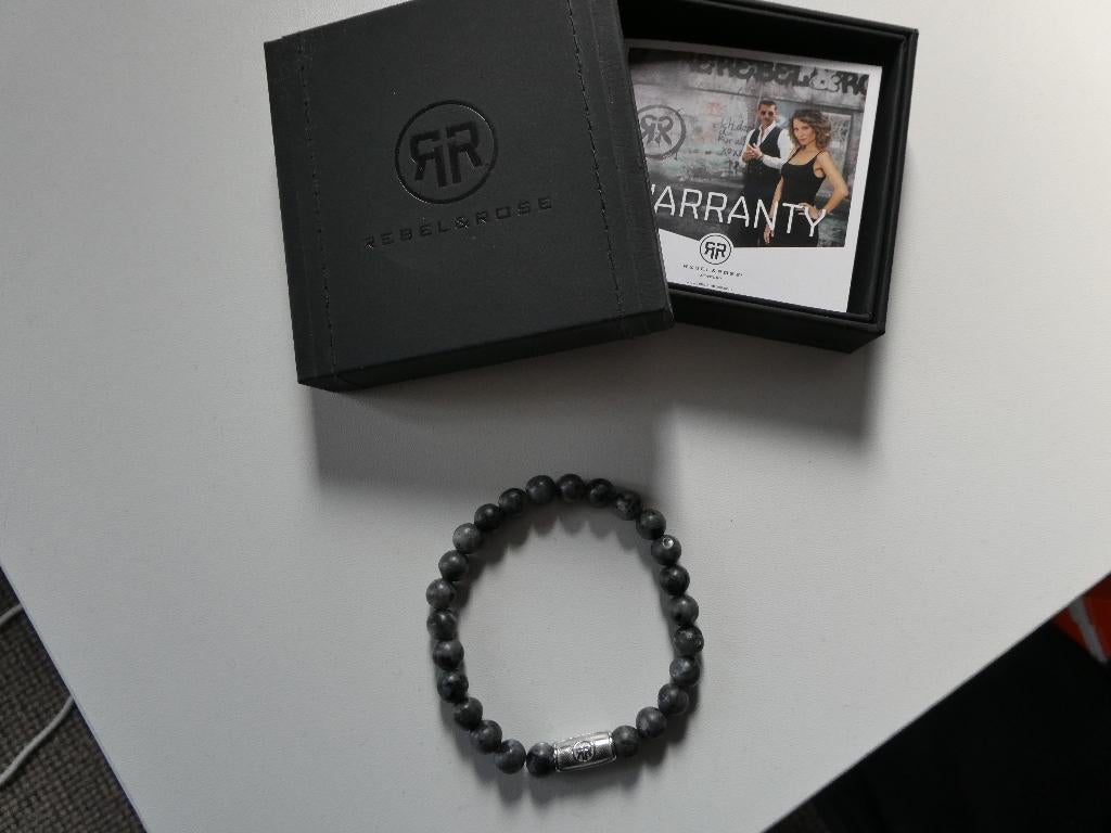 Rebel en Rose heren armband, Ophalen of Verzenden, Zo goed als nieuw, Overige materialen