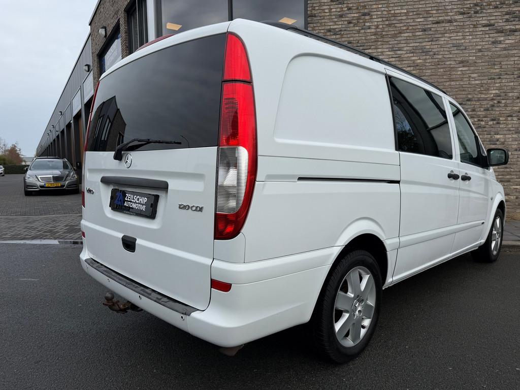 Mercedes-Benz Vito 120 CDI 320 V6 Aut Lang Dubbel Cabine|PDC, Auto's, Automaat, Gebruikt, 2987 cc, Bedrijf