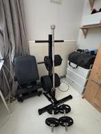 Complete Ruimtebesparende Set, Sport en Fitness, Fitnessmaterialen, Ophalen, Zo goed als nieuw, Benen, Fitnessbank