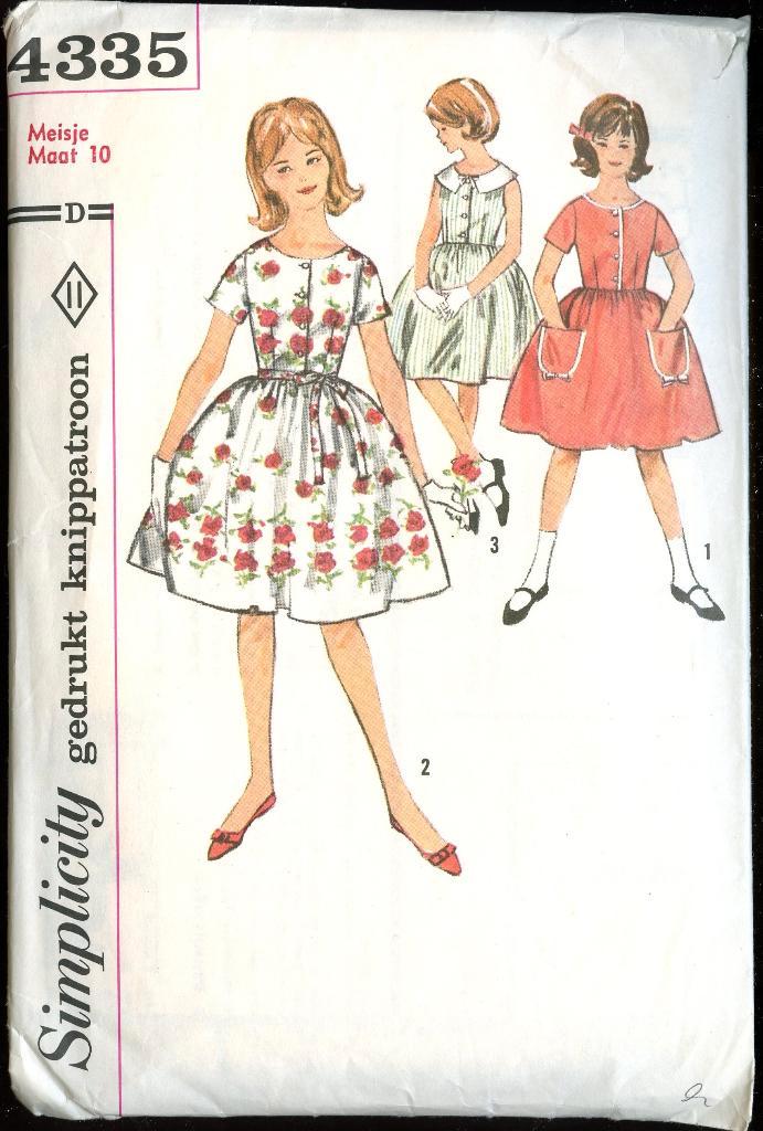 4x knippatroon naaipatroon kind Simplicity Stil maat 9-12, Hobby en Vrije tijd, Kledingpatronen, Vrouw, Overige merken, Verzenden
