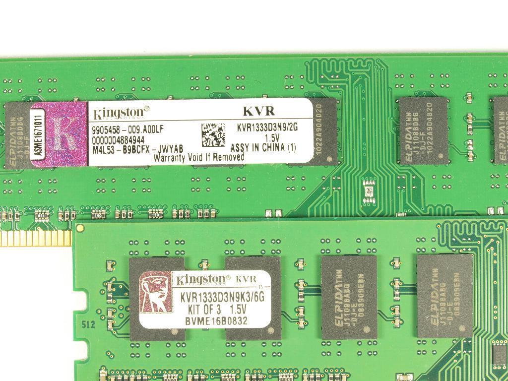 Ram geheugen Kingston twee stuks, Computers en Software, RAM geheugen, Gebruikt, Ophalen of Verzenden, DDR, Desktop