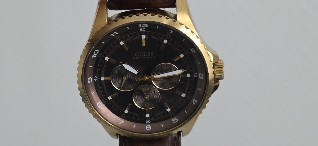 Guess W12114G1 - Heren Horloge, Sieraden, Tassen en Uiterlijk, Overige merken, Gebruikt, Polshorloge, Overige materialen