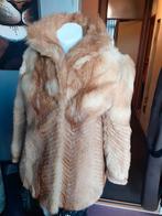 Prachtige echte bruine bontjas bont jas bontmantel maat L, Ophalen of Verzenden, Zo goed als nieuw, Maat 42/44 (L), Bruin