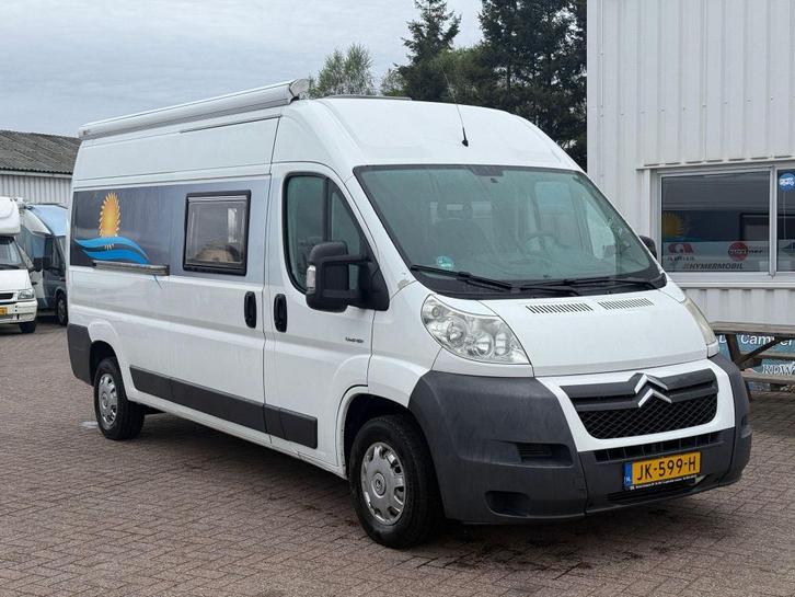 TJL Mobile 599Cm Vast bed Luifel, Caravans en Kamperen, Campers, Bedrijf, Overige merken, Overige merken, Diesel, Handgeschakeld