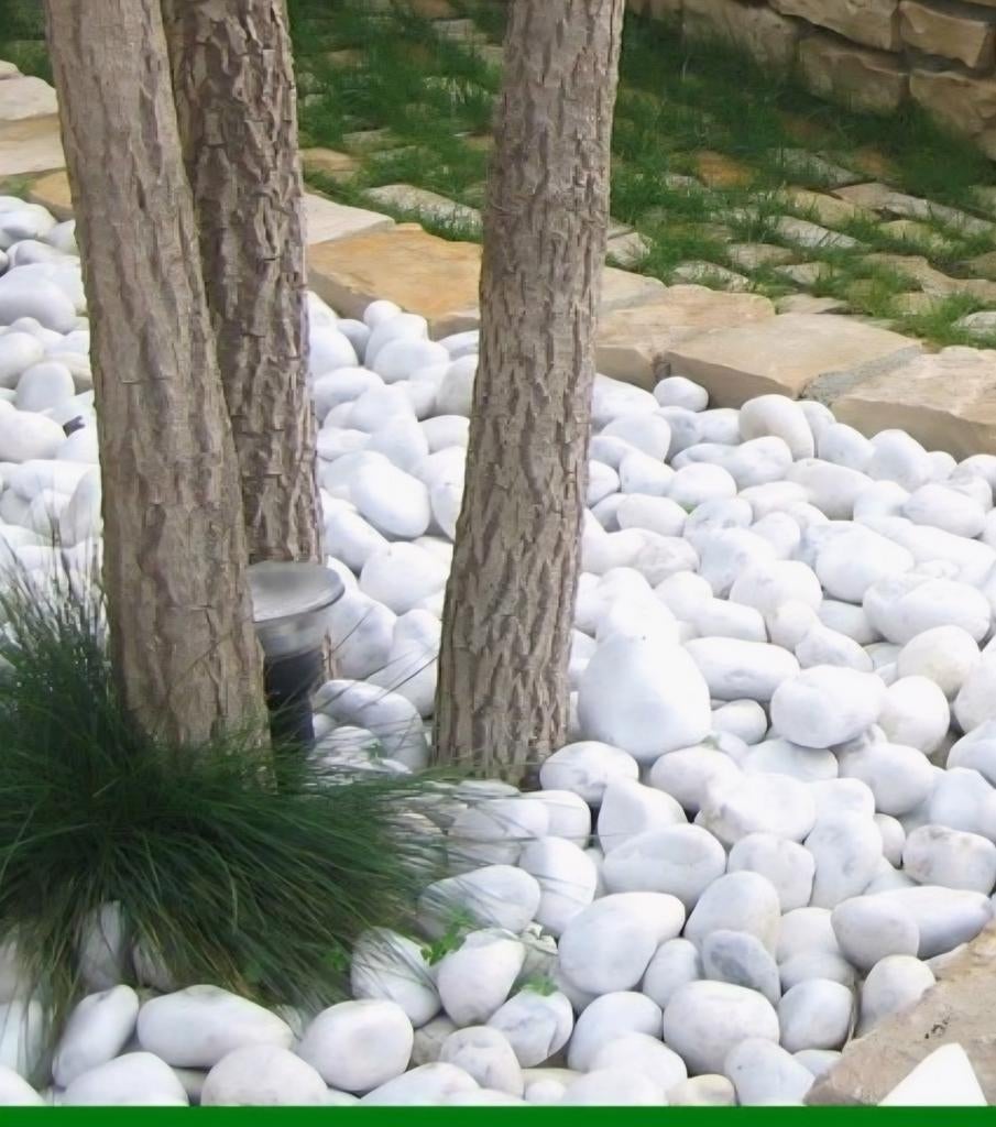 Luxe Sneeuwwitte Carrara Keien (40-100 mm), Ophalen, Zo goed als nieuw, Wit, Overige typen