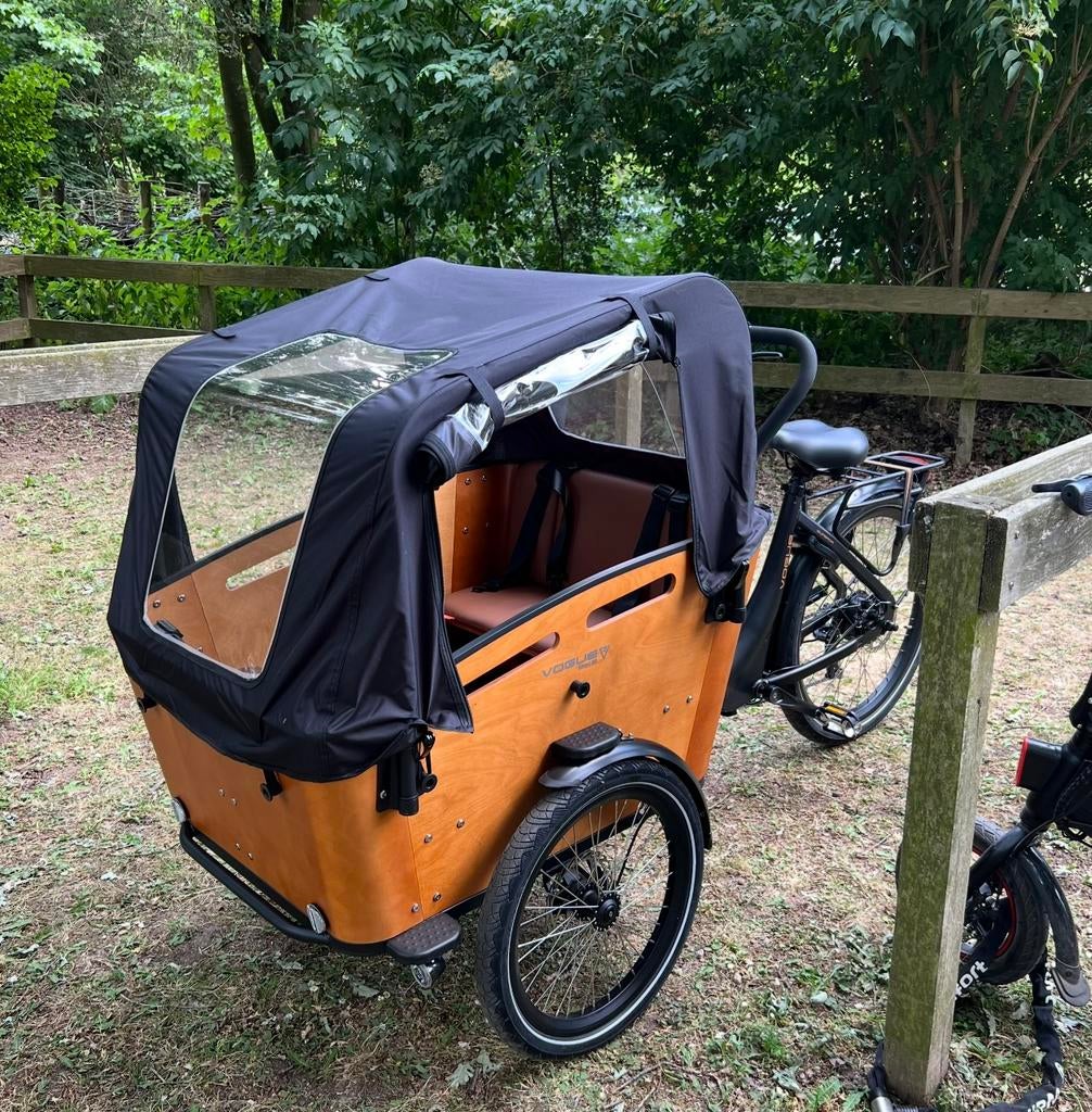 Vogue elektrische bakfiets, Fietsen en Brommers, Fietsen | Bakfietsen, Ophalen, Zo goed als nieuw, 4 kinderen of meer