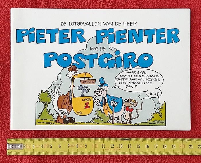 Pieter Pienter met de Postgiro, Eén stripboek, Ophalen of Verzenden, Zo goed als nieuw, Peter de Smet