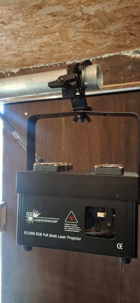 Laser RGB 1W dmx en ilda, Ophalen of Verzenden, Zo goed als nieuw, Laser, Geluidgestuurd