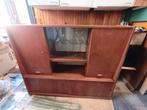 Vintage Mid century modern kast (geen poten), Antiek en Kunst, Ophalen