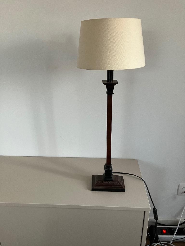 Tafelschemetlamp, Huis en Inrichting, Lampen | Tafellampen, 50 tot 75 cm, Klassiek, Ophalen of Verzenden, Zo goed als nieuw