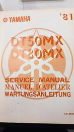 Yamaha DT50MX / DT80MX Service Manual, Ophalen of Verzenden
