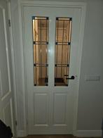 Binnendeur met glas in lood, Ophalen, Minder dan 80 cm, Binnendeur, Zo goed als nieuw