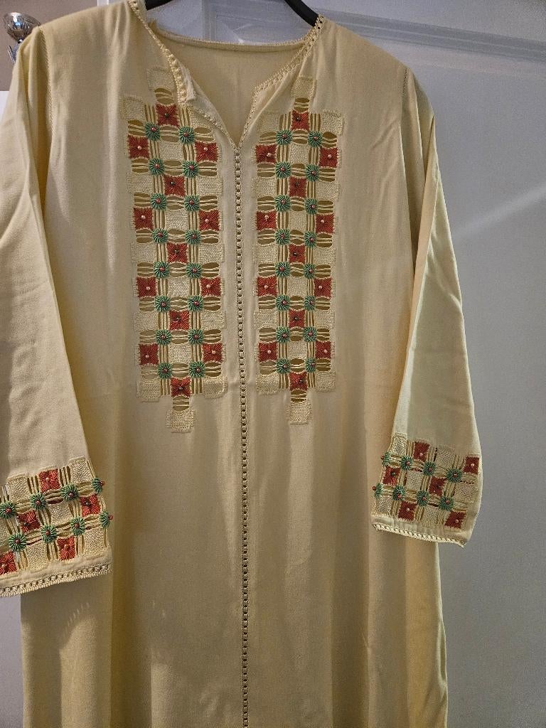 Marokkaanse dames jurk, Maat 38/40 (M), Overige typen, Geel, Nieuw