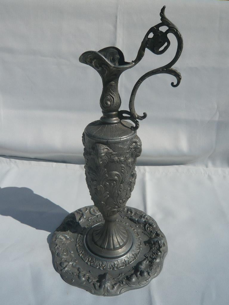 Italiaanse karaf tin, Antiek en Kunst, Ophalen of Verzenden