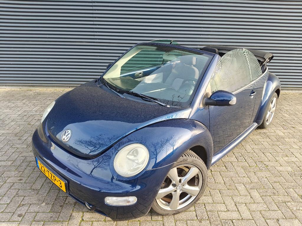Volkswagen Beetle Cabrio | Airco | Cruise |  Leuke auto| 1.6, Auto's, Stof, 4 cilinders, Cabriolet, Handgeschakeld