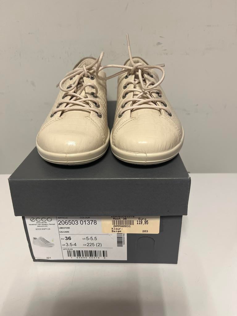 ECCO Dames Sneakers Maat 36 - Nieuw in Doos, Ecco, -, Beige, -