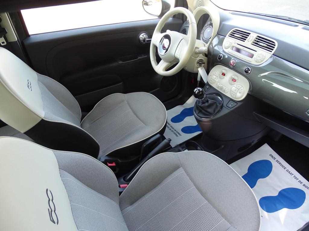 Fiat 500 0.9 TwinAir Turbo 500S - PANORAMISCH DAK - CLIMATE, Auto's, Voorwielaandrijving, Gebruikt, Leder en Stof, 905 kg