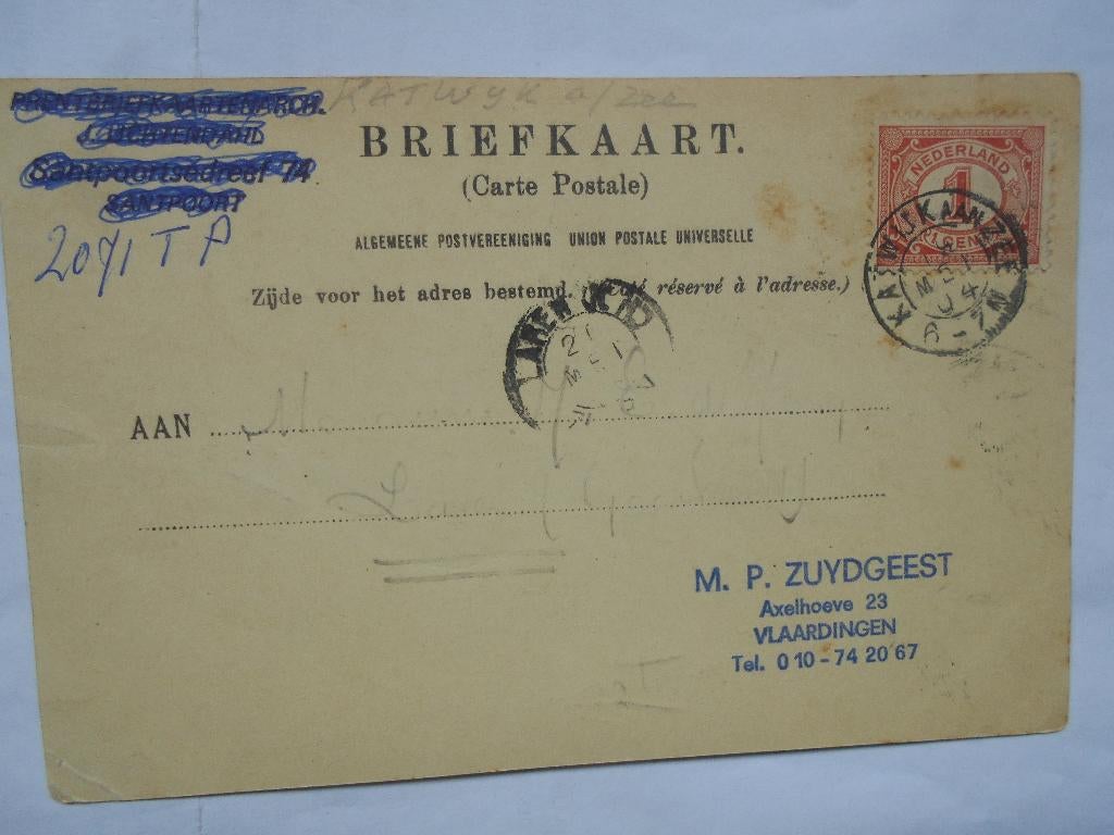 Katwijk aan Zee 1904 wachtende vissersboten bommen Katwijk, Ophalen of Verzenden, Voor 1920, Gelopen, Zuid-Holland