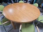 Ronde houten tafel - 180 cm doorsnede, Ophalen, Rond, 150 tot 200 cm, 100 tot 150 cm