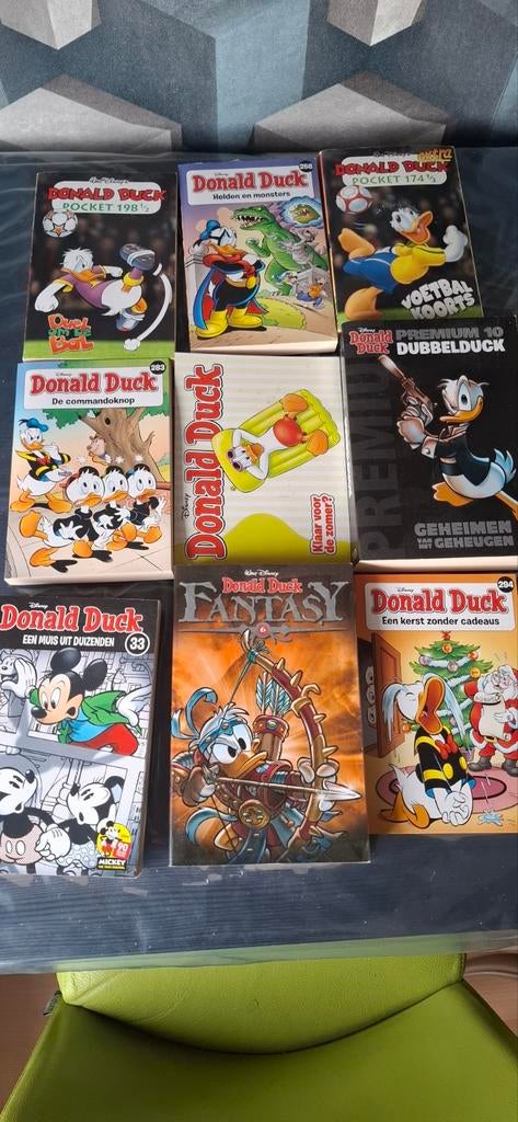 Donald Duck stripboeken collectie, Ophalen