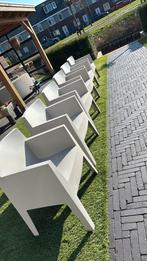 Philippe Starck Driade 6x taupe/grijs, Ophalen, Zo goed als nieuw, Kunststof