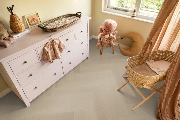 YUP Fulham herringbone click SRC beige l €19,90, Parket, Crème, 75 m² of meer, Nieuw