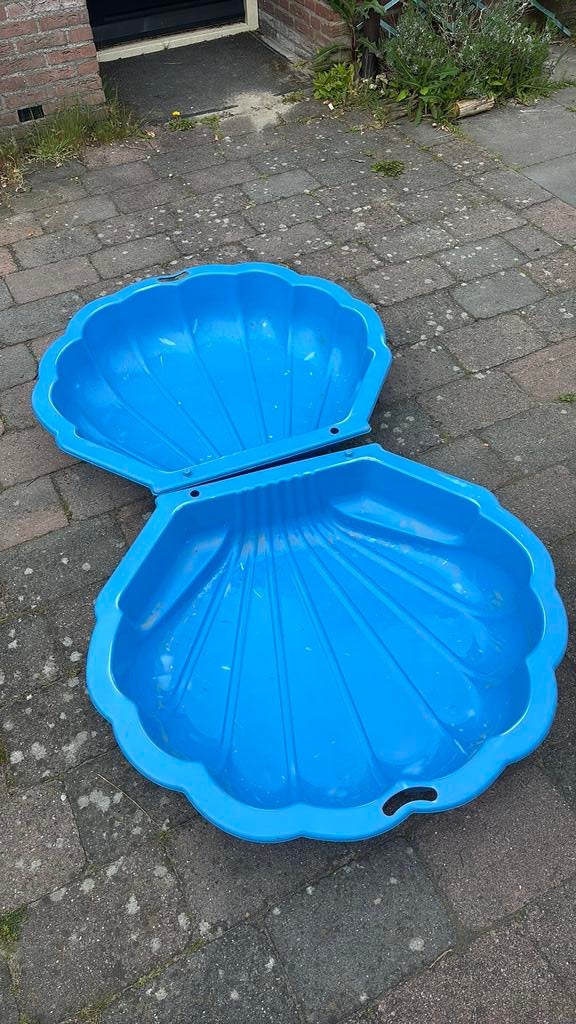 Schelp - zandbak/waterbak, Ophalen, Gebruikt