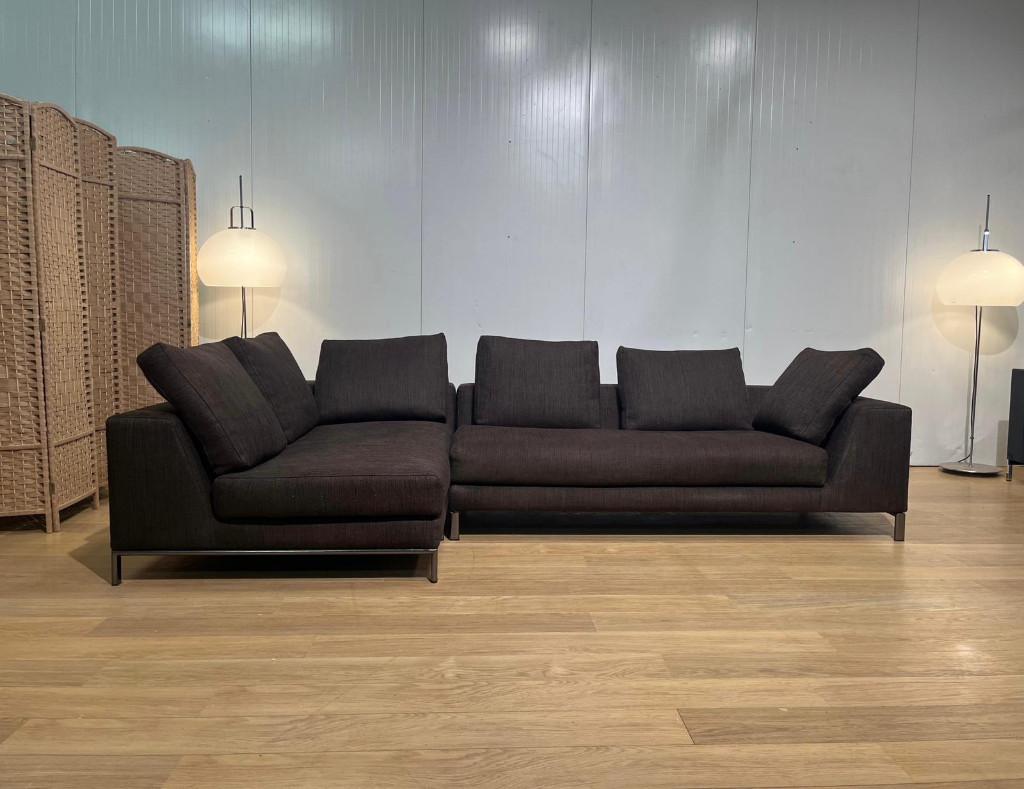 ZGAN Minotti Hamilton Hoekbank + GARANTIE NP €23.000
