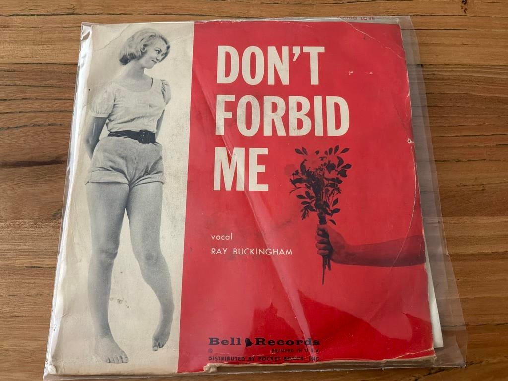 Don't Forbid Me / Young Love - Ray Buckingham / Barry Frank, Cd's en Dvd's, Vinyl Singles, Gebruikt, Single, Pop, 7 inch, Ophalen of Verzenden