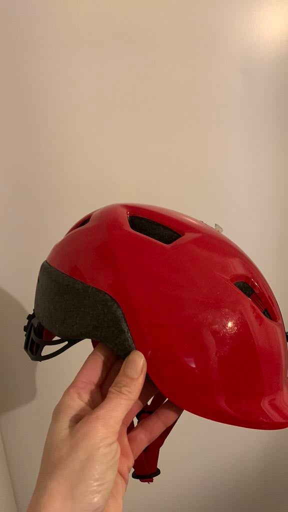 Fiets helm xs btwin, Fietsen en Brommers, Fietsaccessoires | Fietshelmen, Ophalen of Verzenden, Zo goed als nieuw, XS