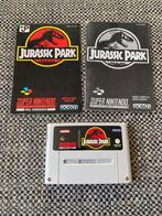 Jurassic Park + manual in Fr/Nl/Eng snes, Avontuur en Actie, 1 speler, Ophalen of Verzenden, Zo goed als nieuw