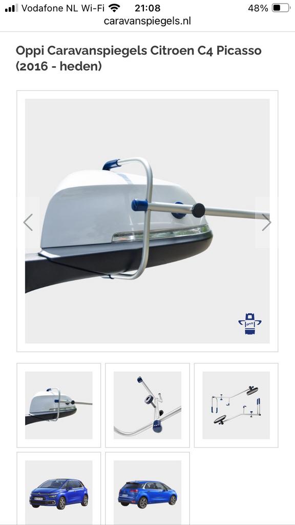 OPPI Caravanspiegels, Ophalen, Gebruikt, Citroën