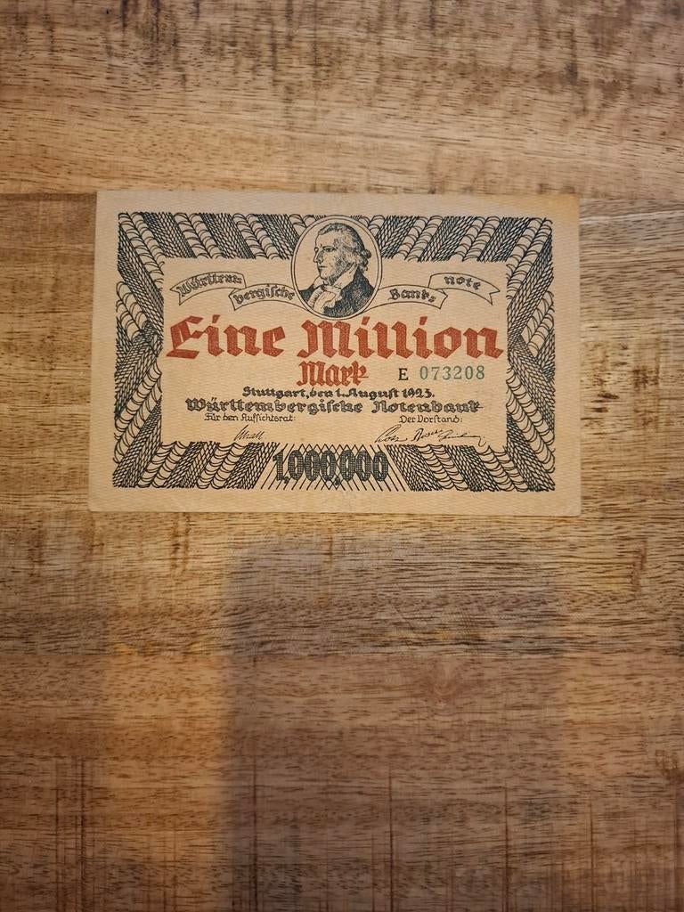 Duitsland 5 Miljoen Mark Biljet 1923 Inflatiegeld, Postzegels en Munten, Bankbiljetten | Europa | Niet-Eurobiljetten, Ophalen of Verzenden