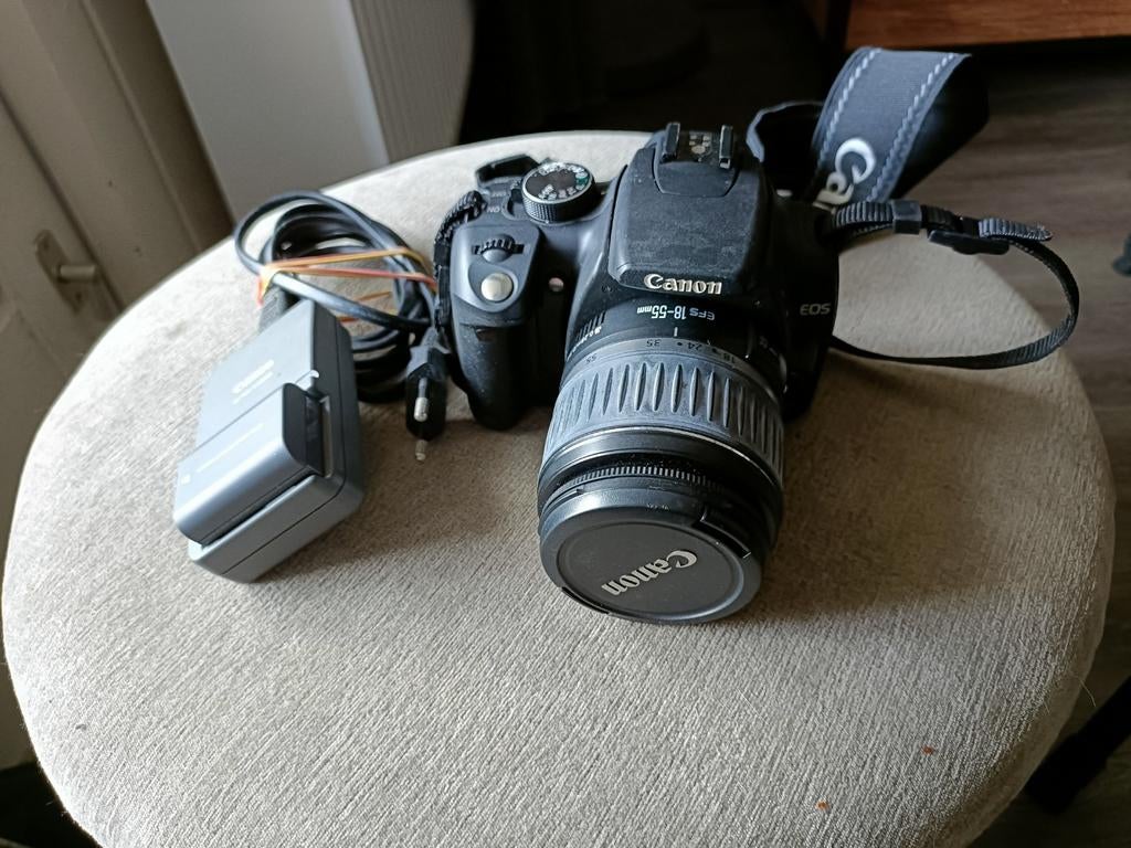 Canon EOS 350D Spiegelreflexcamera met lens en accessoires, Gebruikt, Spiegelreflex, Canon, Ophalen of Verzenden