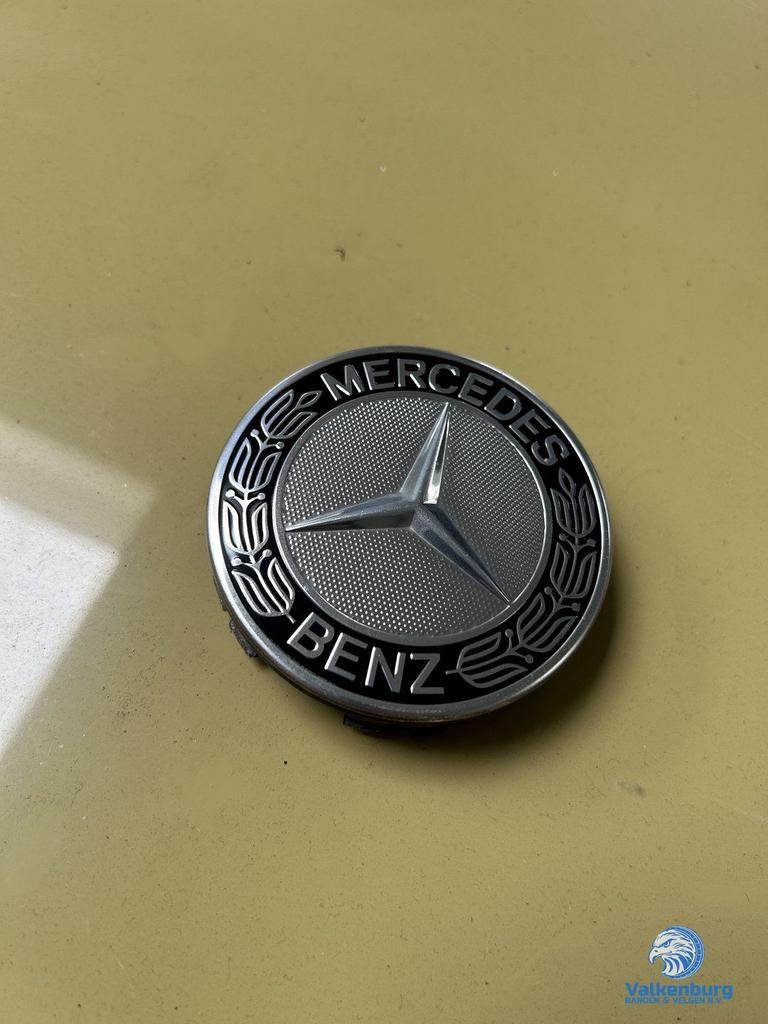 ORIGINELE Mercedes Benz naafkap naafdop zwart, Gebruikt, -, -, Ophalen of Verzenden
