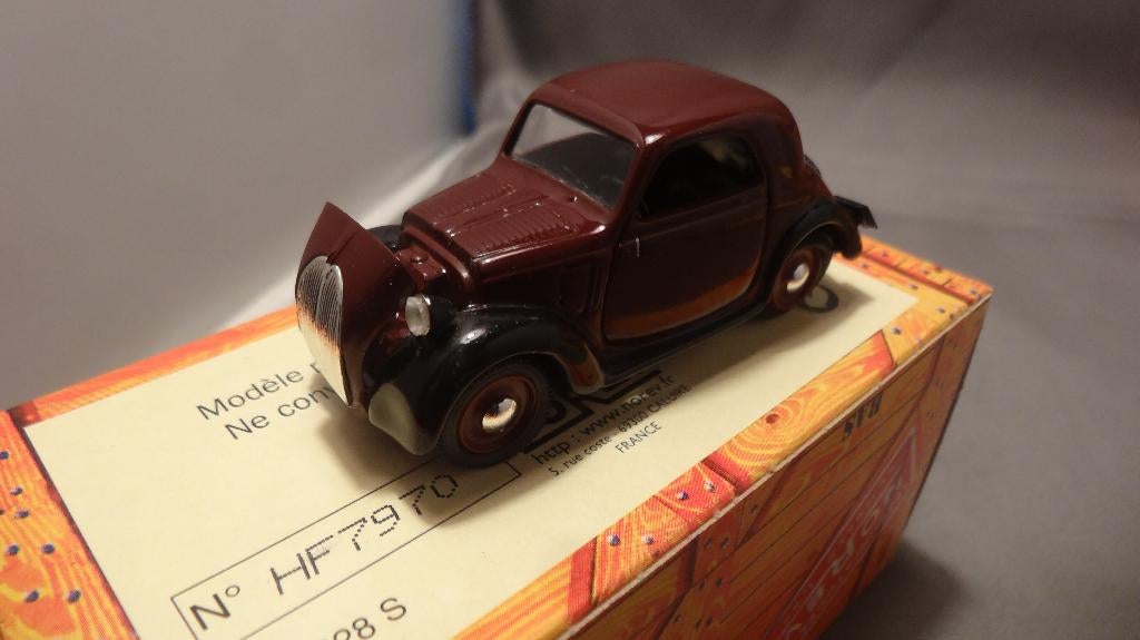 Super aanbieding Norev Simca Cinq Fiat Topolino 1936 - 1:43, Hobby en Vrije tijd, Ophalen of Verzenden, Nieuw, Auto, Norev