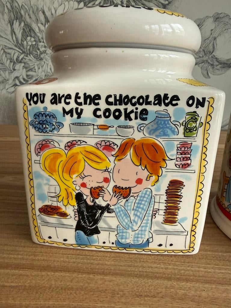 Blond Amsterdam voorraadpotten en pollepel pot, Blond Amsterdam, Gebruikt, Ophalen of Verzenden, Voorraadpot