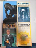 4 Boeken - Geur van Geld, Stranding, Heineken & iPod - I Am, Gelezen, Maatschappij en Samenleving, Diverse auteurs, Ophalen of Verzenden
