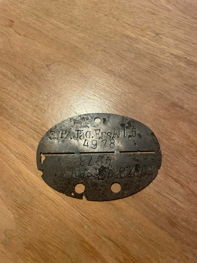 Ww2 Panzerjäger Erkenungsmarke, Ophalen of Verzenden, Duitsland