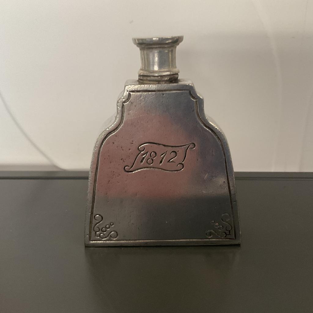 Heupfles tin, Ophalen of Verzenden