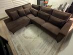 Maxi Comfy bruine hoekbank, Huis en Inrichting, Banken | Bankstellen, Ophalen, 250 tot 300 cm, Gebruikt, 100 tot 125 cm