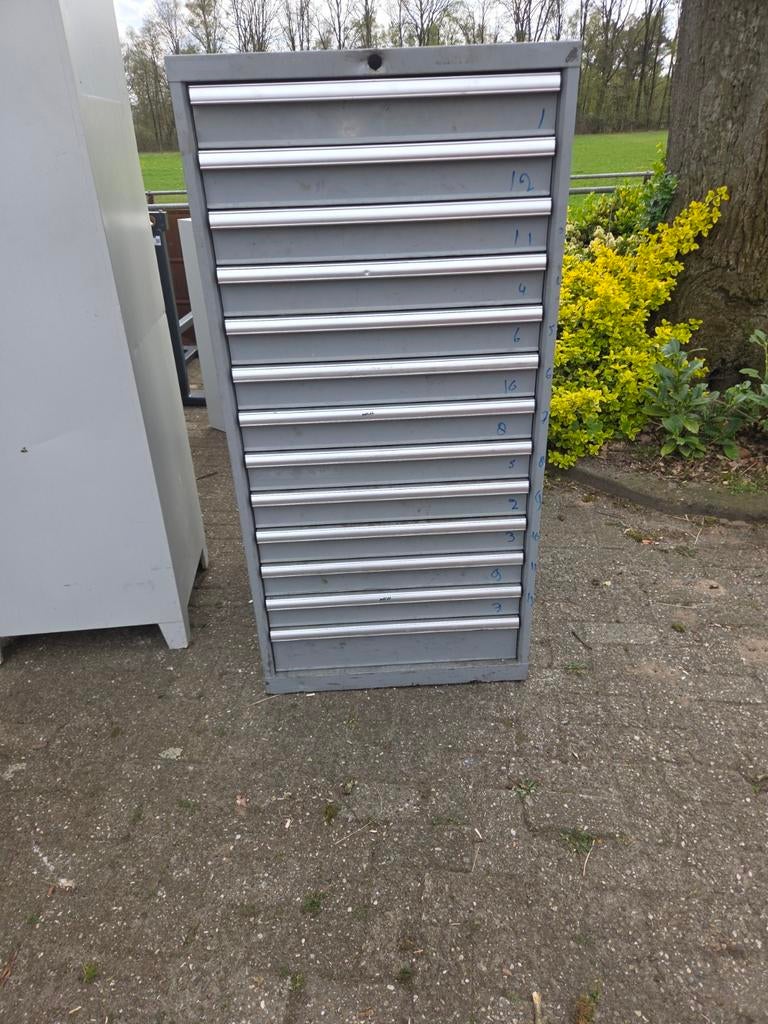 2 ladekasten / werkplaatskasten, Ophalen, Gebruikt