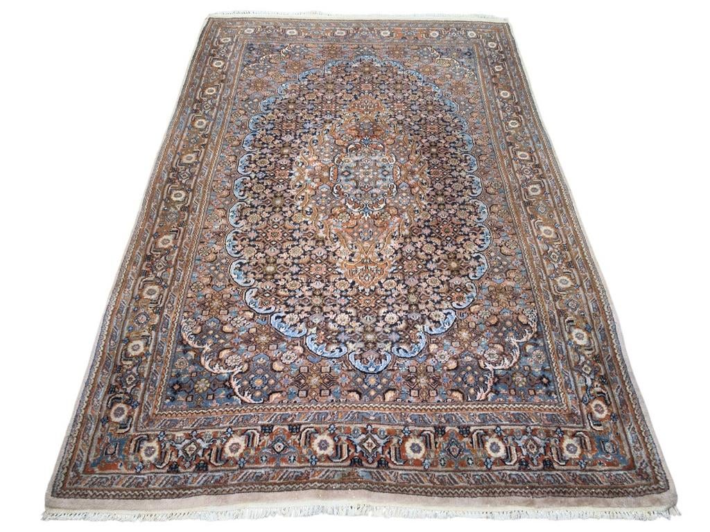 Handgeknoopt oosters wol Bidjar tapijt crème India 165x244cm, Gebruikt, Onbekend@voorbeeld.com, Crème, 150 tot 200 cm