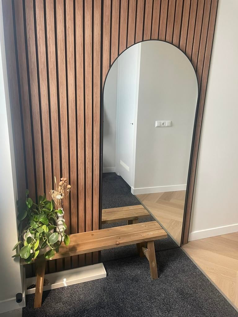 5 houten panelen in de kleur walnoot, Ophalen, Gebruikt, Minder dan 25 mm, Overige typen