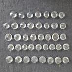 40 pegels diamanten kroonluchter onderdelen, Ophalen of Verzenden, Gebruikt, Glas