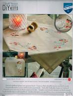 Cado vervaco borduurpakket dekservet sneeuwhaas met goudvink, Ophalen of Verzenden, Nieuw, Handborduren, Borduurpakket