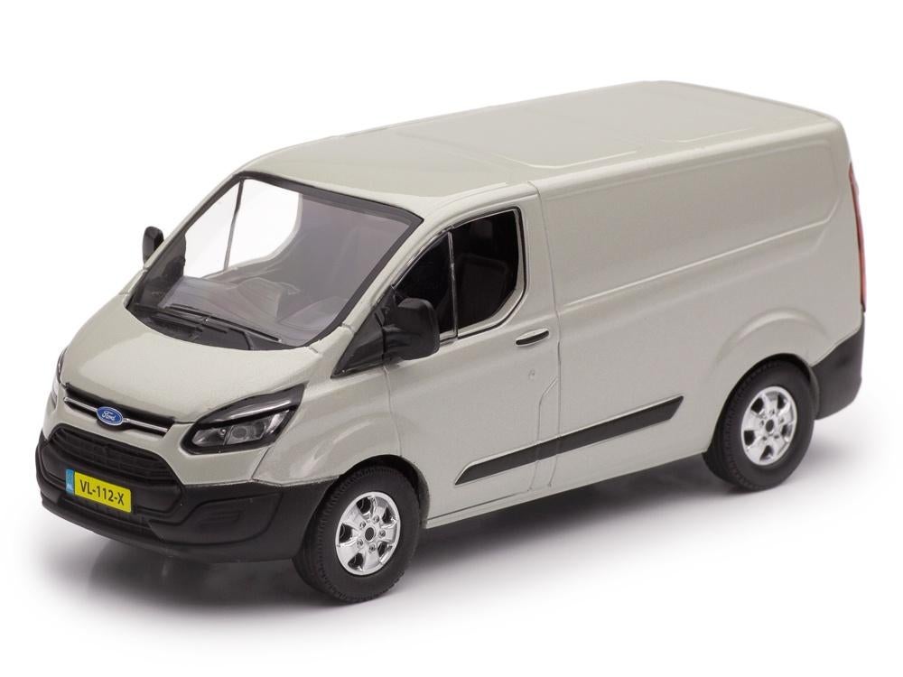 Ford Transit Custom V362 Zilvergrijs Metallic GreenLight, Overige merken, Auto, Verzenden, Bburago Via dei Tessitori 109 info@bburago-shop.com