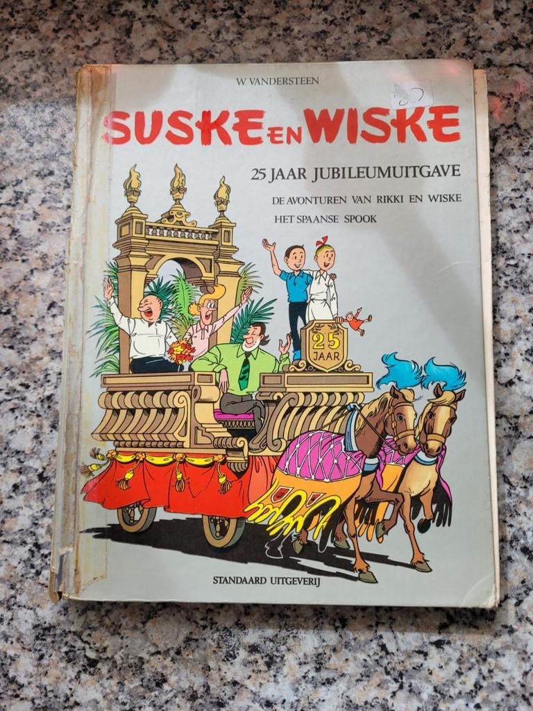 Suske en Wiske: 25 Jaar Jubileumuitgave Hardcover, Gelezen, Willy Vandersteen, Eén stripboek, Ophalen of Verzenden