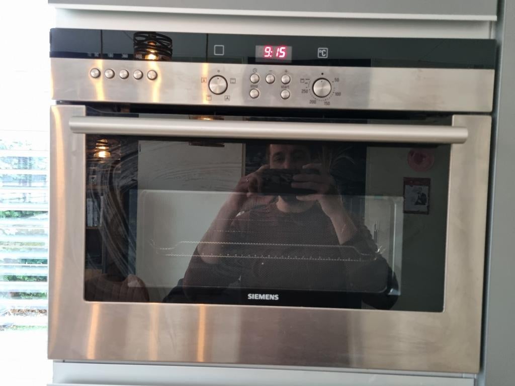 Siemens Inbouw Oven 45cm hoogte - Zonder Magnetronfunctie, Gebruikt, Oven, Hete lucht, 60 cm of meer